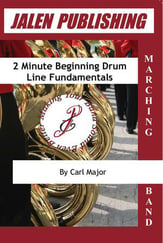 Two-Minute Beginning Drum Line Fundamentals Marching Band sheet music cover